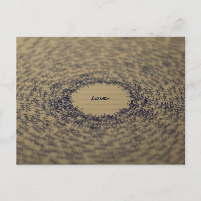Liebe Postkarte (Vorderseite)