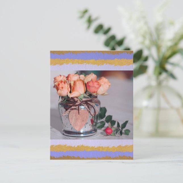 Liebe Postkarte (Stehend Vorderseite)