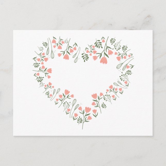 Liebe Postkarte (Vorderseite)