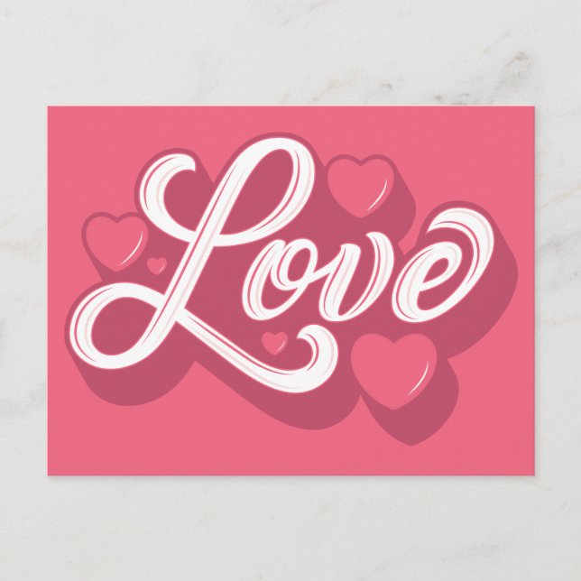 LIEBE/Postkarte Feiertagspostkarte (Vorderseite)