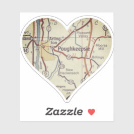 Liebe Poughkeepsie Aufkleber