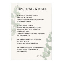 Liebe, Power, Kraft Gedichte