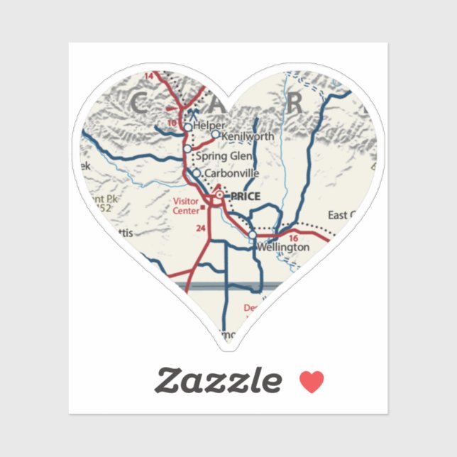 Liebe Price Utah Aufkleber (Blatt)