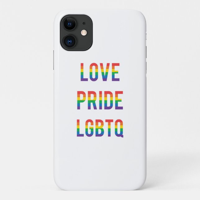 Liebe Pride LGBTQ Case-Mate iPhone Hülle (Rückseite)