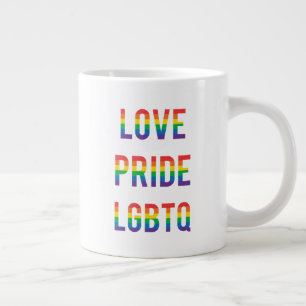 Liebe Pride LGBTQ Jumbo-Tasse