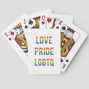 Liebe Pride LGBTQ Spielkarten