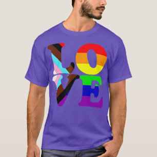 Liebe Progress Gay Pride LGBT T-Shirt