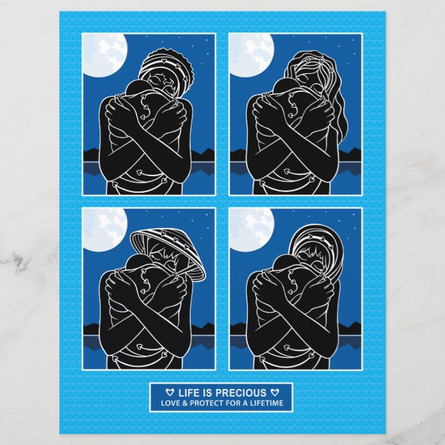 Liebe & Protect_Flachpapier Blatt 8.5"x11" (Vorderseite)