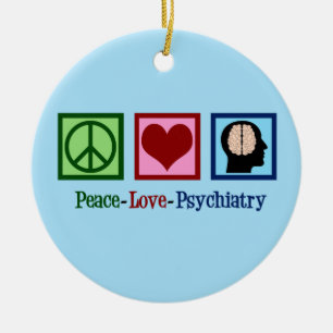 Liebe Psychiatrie Keramikornament