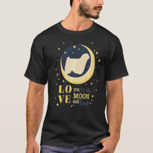 Liebe Puli Hund zum Mond T-Shirt