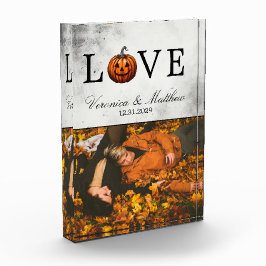 Liebe Pumpkin Fotoblock