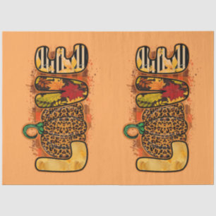 Liebe Pumpkin-Herbst Anpassen von Farbzettel Seidenpapier