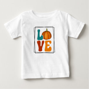 Liebe, Pumpkin Herbst Herbst Baby T-shirt