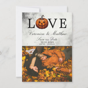 Liebe Pumpkin Save the Date Card