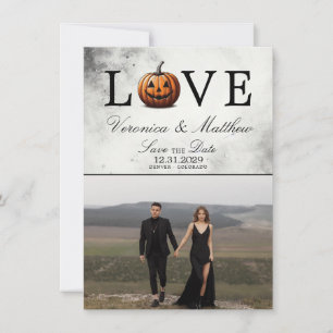 Liebe Pumpkin Save the Date Card