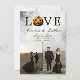 Liebe Pumpkin Save the Date Card