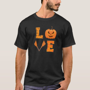 Liebe Pumpkin und Candy Mais Spaß Halloween Kostüm T-Shirt