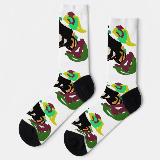 Liebe Pumpkins Zeug Socken (Linkes Detail)