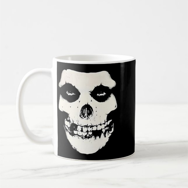Liebe Punk Skull Band Funny Music Design Kaffeetasse (Links)