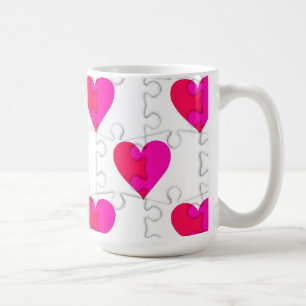 Liebe Puzzle Tasse