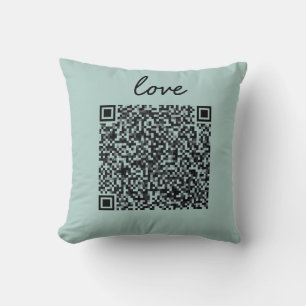 Liebe QR-Code Kissen