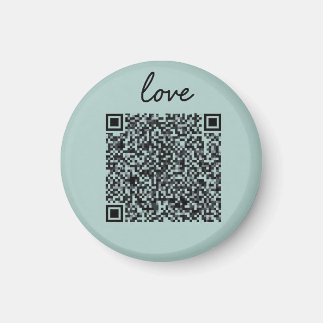 Liebe QR-Code Magnet (Vorne)