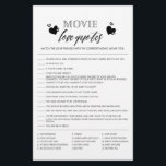 Liebe Quotes Duschgame Flyer<br><div class="desc">Genießen Sie Ihr Brautparty mit diesen einfachen und niedlichen Spielen. Karo unsere Kollektion für mehr Brautparty Spiele im selben Stil. Bitte beachten Sie, dass diese Spiele nicht bearbeitet werden können.</div>