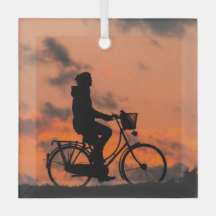 Liebe Radfahren für sie Ornament Aus Glas