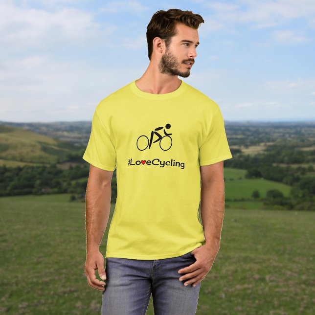 Liebe Radfahrer-Slogan T-Shirt (Von Creator hochgeladen)