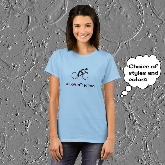 Liebe Radfahrer-Slogan T-Shirt (Von Creator hochgeladen)
