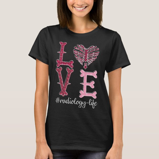 Liebe Radiology Tech Shirt Krass Tech Valentine Sh (Vorderseite)