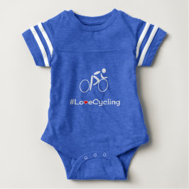 Liebe Radsportler-Slogan Baby Baby Strampler