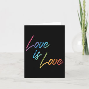 Liebe Rainbow Color Niedlich Happy Positive Quote Karte