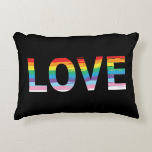 LIEBE-Rainbow-LGBTQIA-Flag, Priesterbrief Dekokissen