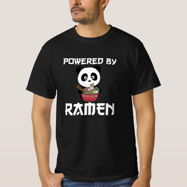 Liebe Ramen Niedlich Panda Kawaii Pandas T-Shirt (Vorderseite)
