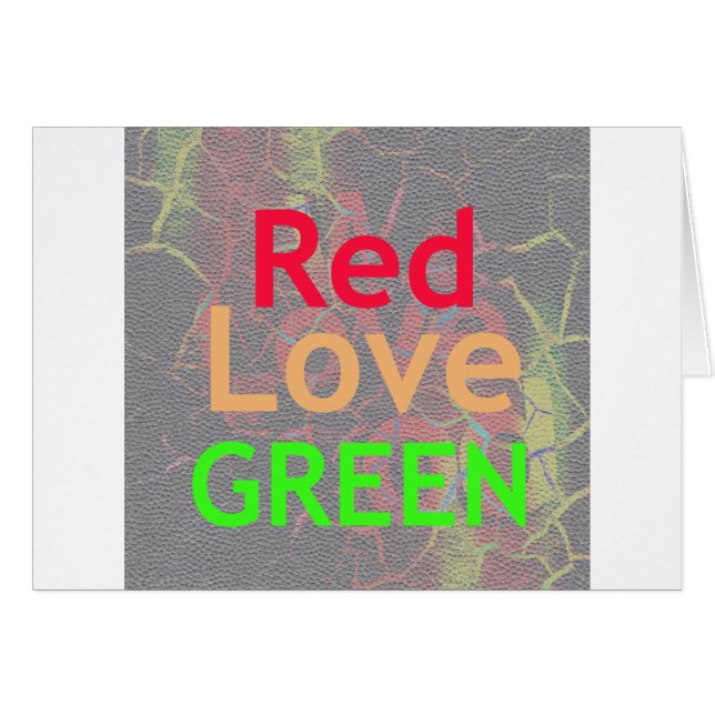LIEBE RED GOLDEN GREEN (Vorderseite (Horizontal))