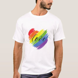 Liebe, Regenbogen, LGBTQ, Gemeinschaft, Liebe T-Sh T-Shirt