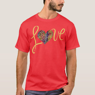 LIEBE Regenbogenherz T-Shirt
