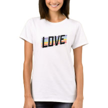 Liebe Regenbogenstreifen