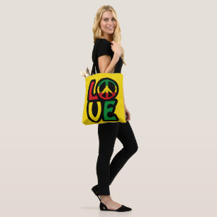 Liebe Reggae Musik Symbol Reggae Tasche