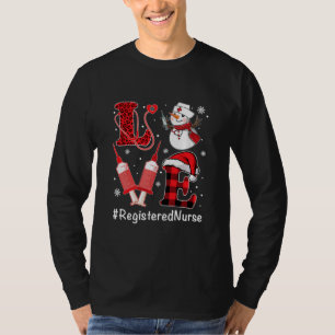 Liebe Registriert Krankenversicherung Snowman Syri T-Shirt