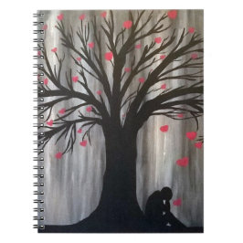 Liebe Reigns Down Spiral Notebook Notizblock