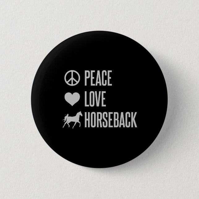Liebe Reiten Button (Vorderseite)