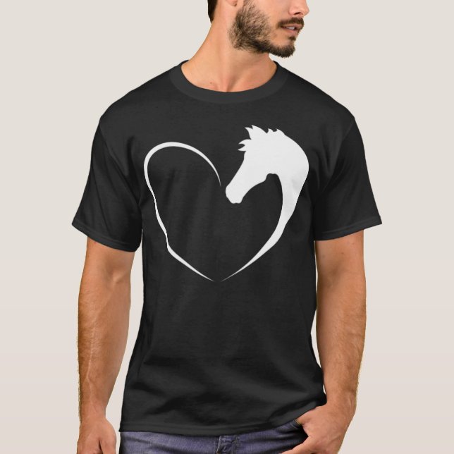 Liebe Reiten T-Shirt (Vorderseite)