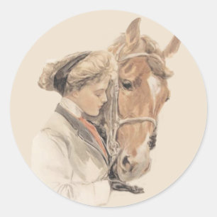 Liebe Reitet Auf Vier Beinen Sticker