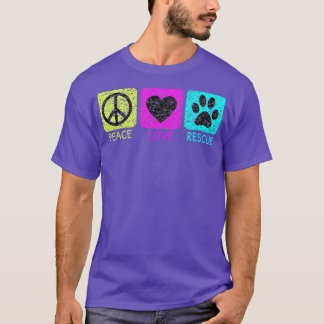 Liebe rettet Hunde gestört Tierfreunde T-Shirt