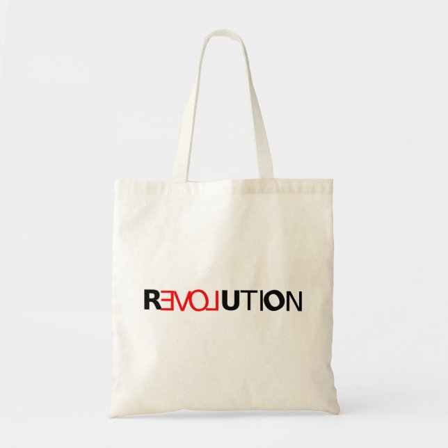 Liebe Revolution Tasche (Vorne)