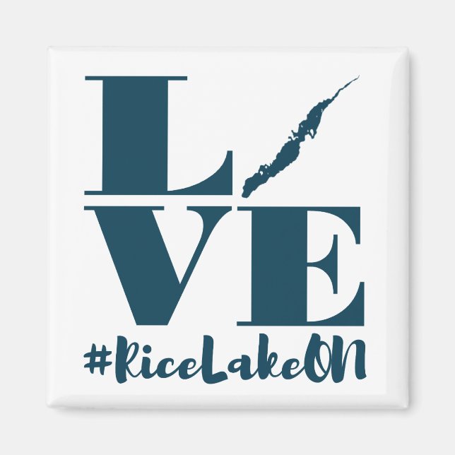 Liebe Rice Lake Magnet (Vorne)
