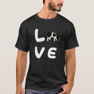 Liebe Rinder Kühe Rinder T-Shirt