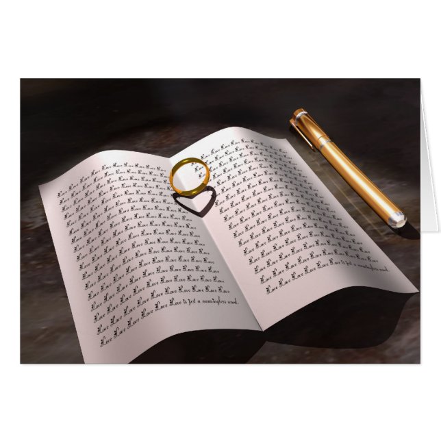 Liebe Ringschatten (Vorderseite (Horizontal))